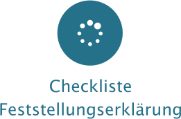 Checkliste  Feststellungserklärung